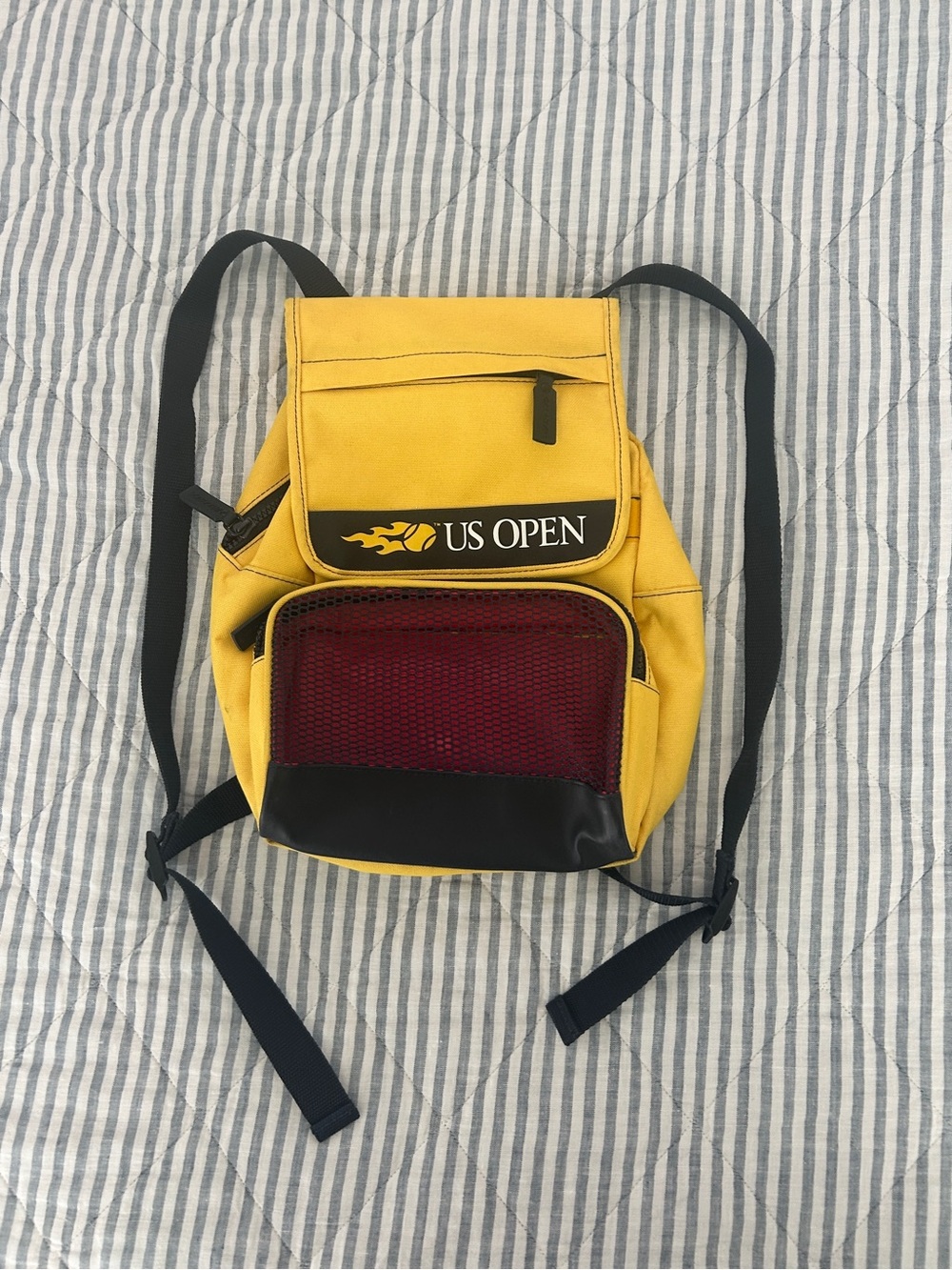 Deadstock Vtg US Open Mini Backpack - Tennis Sportswear Retro Y2K 2000s Promo